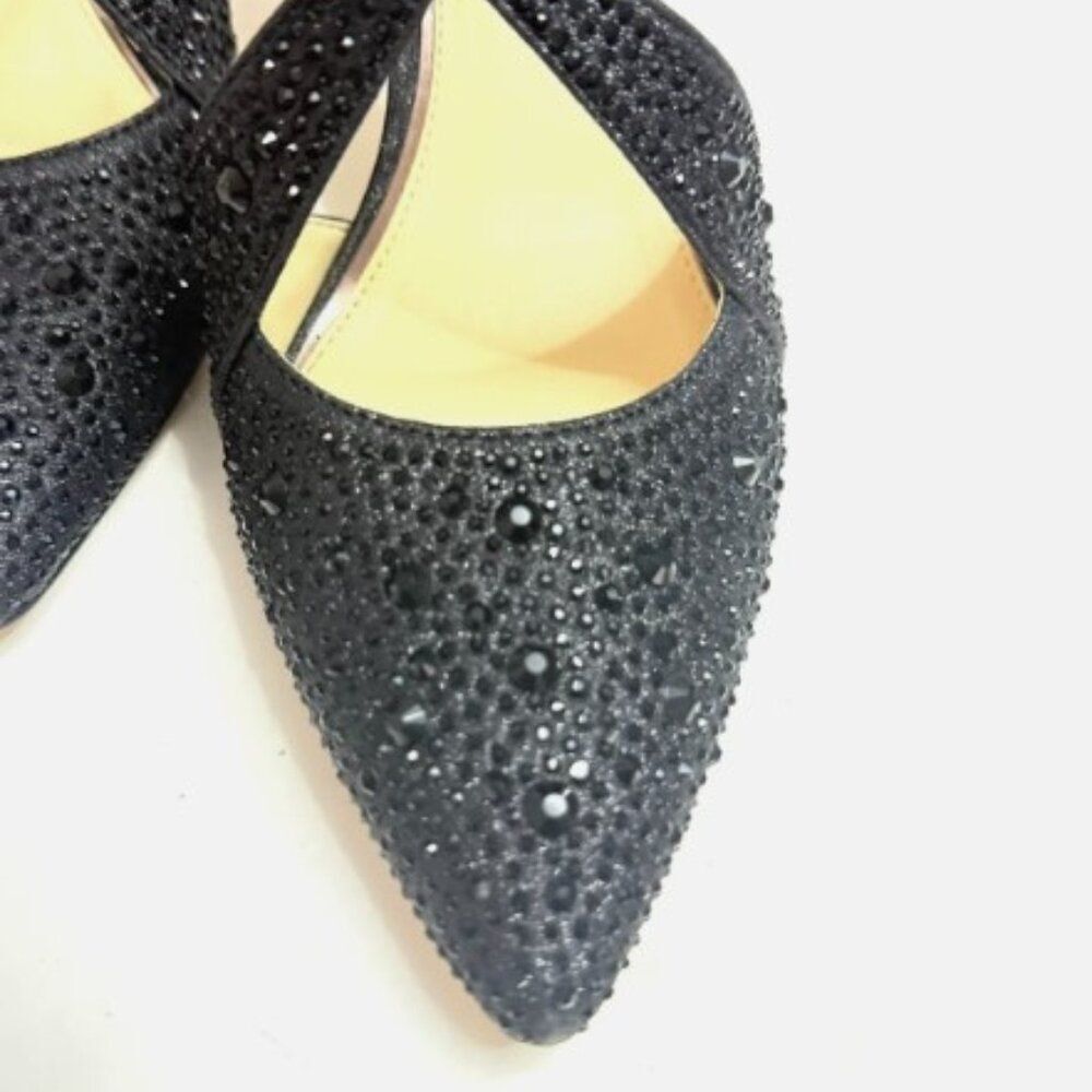 Jessica Simpson Accile Black Rhinestone Heels Size 8M – Worn Twice - Picture 9 of 10